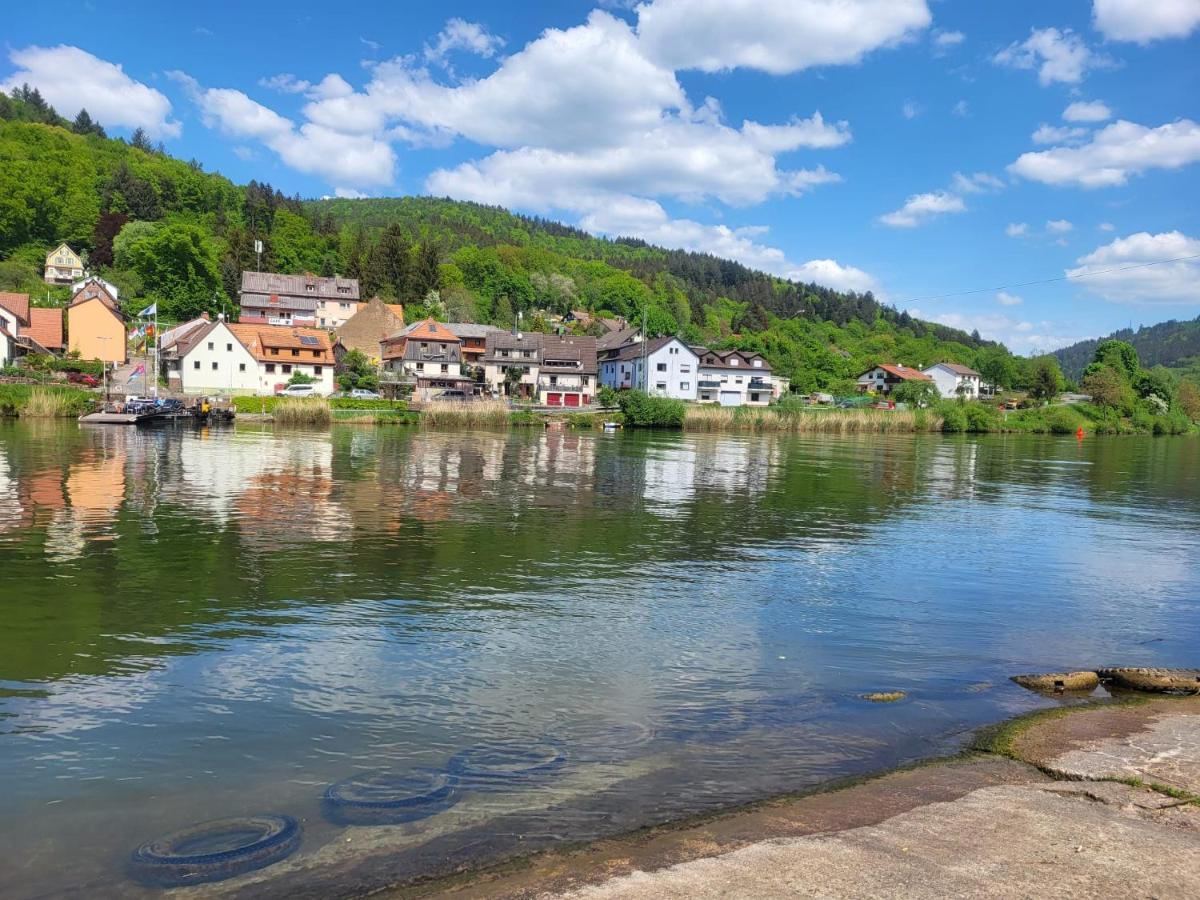Fewo Am Neckarsteig Mit Anbindung An Heidelberg Neckarsteinach Eksteriør billede